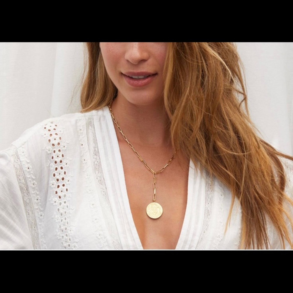 Gorjana Ana Coin Lariat